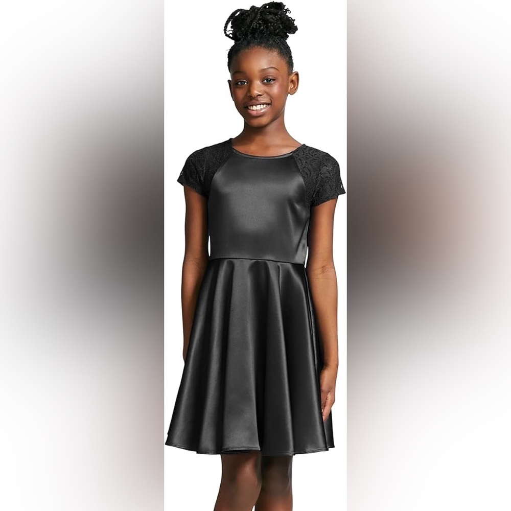 Calvin Klein BNWT Elegant Girl’s Dress, Black, Size 4T. - Picture 4 of 7